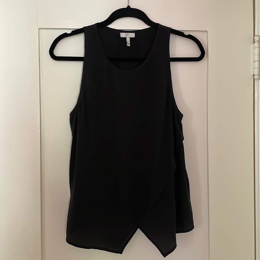 Joie black silk tank